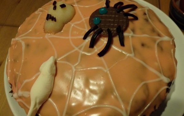 Gâteau effrayant d’Halloween