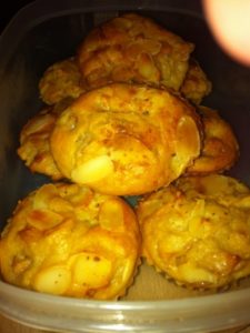 Muffins aux pommes light