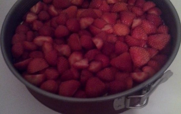 Tarte aux fraises speculoos et petits Lu