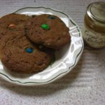 Cookies caramel et m&ms