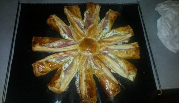 Soleil fromage ail persil jambon