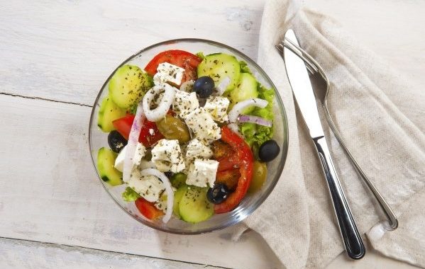 Salade grecque très rapide