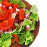 Salade de tomates à l’échalote