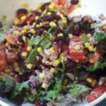 Salade aux haricots rouges, maïs et thon