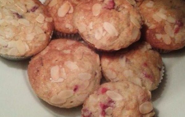 Muffins cranberries et amandes