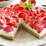 Gâteau fraises – chocolat blanc