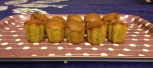 Mini cakes au thé Matcha