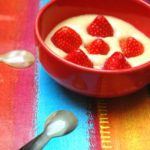 Gratin de fraises à la crème d’amandes