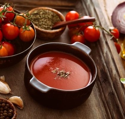 Soupe tomate rapide