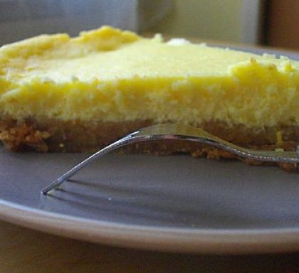 Cheesecake aux canistrellis et au limoncello