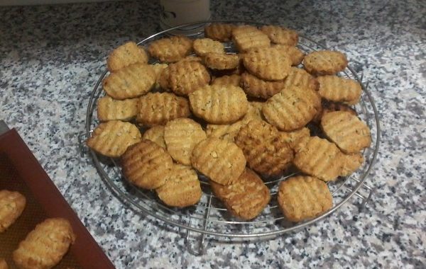Cookies croquants au noix