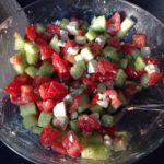 Salade de tomates concombres à la feta