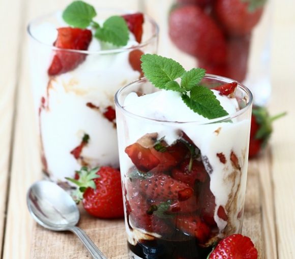 Verrine fraises