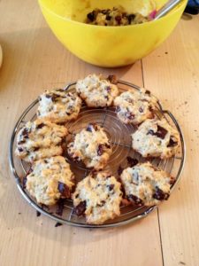 Cookies au pignons de pin et raisins secs