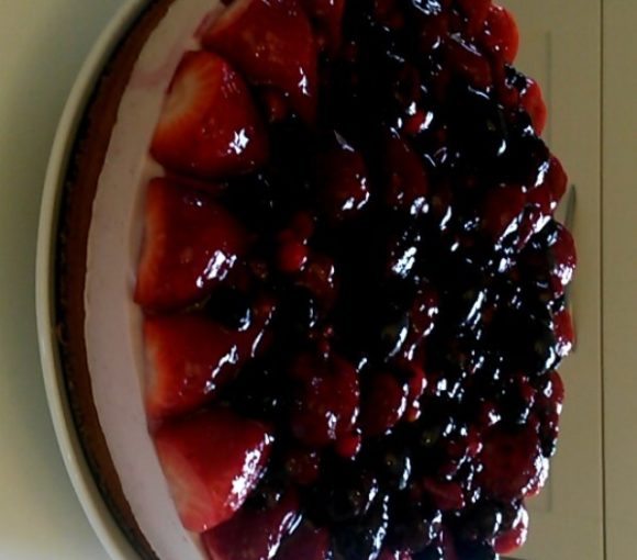 Gâteau aux fruits rouges