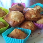 Muffins chocolat blanc pomme et cannelle