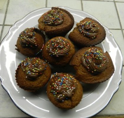 Muffins pralinés au Nutella