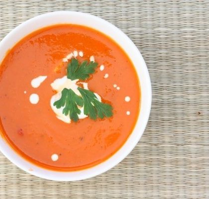 Soupe de tomates au fenouil