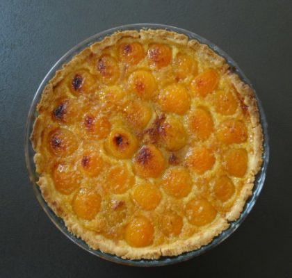 Véritable tarte aux abricots bretonne