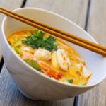 Soupe thaï crevettes ou poulet