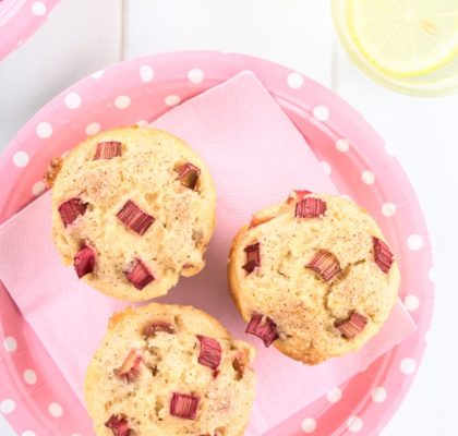 Muffins pomme rhubarbe