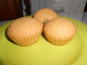 Muffins noix de coco sans beurre