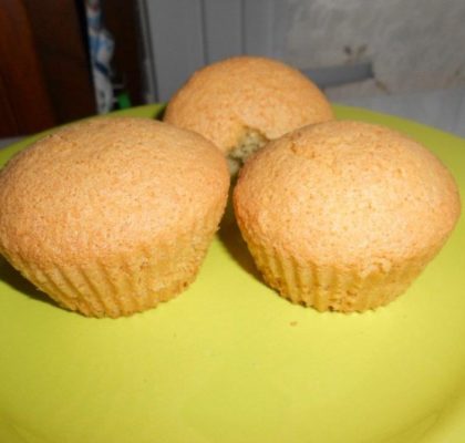 Muffins noix de coco sans beurre