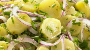 Salade de pommes de terre diététique
