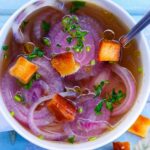 Red onion soup
