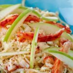 Celeriac remoulade with crab and green apple