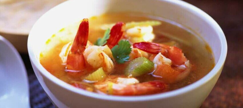 Chinese shrimp and chicken soup