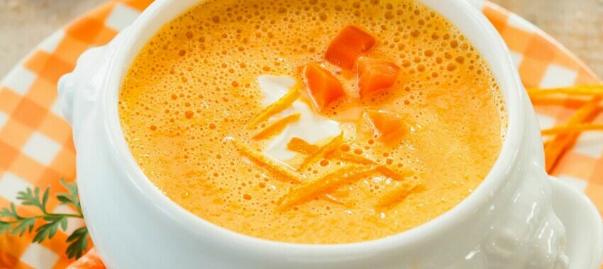 Soupe de carottes à l’orange