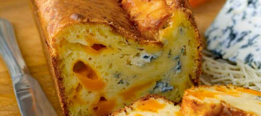Cake de Sophie Dudemaine aux trois fromage