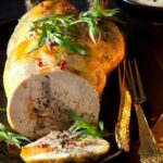 Ballottine de faisan, farce au foie gras