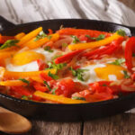 Piperade with egg