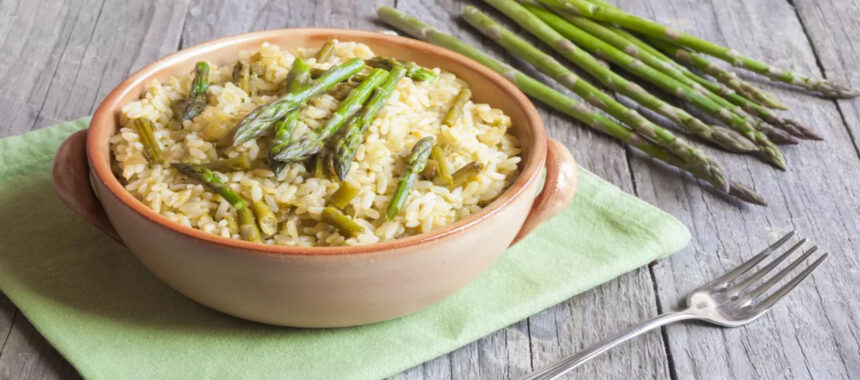 Asparagus risotto with Companion