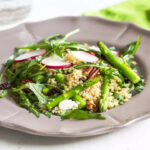 Quinoa with asparagus