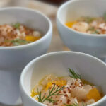 Scallop tartare with clementine