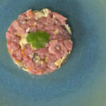Veal and oyster tartare