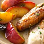 Guinea fowl casserole, apples and cider