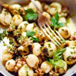 Grilled squid with parsley