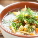 Detox: Bowl of liquorice with winter vegetables