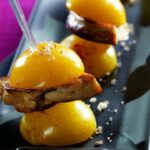 Mirabelle plums from Lorraine stuffed with foie gras