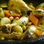 Easy chicken tagine with vegetables