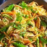 Chicken wok with vegetables