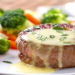 Filet mignon with Roquefort cheese