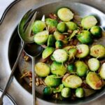 Brussels sprouts with bacon and pine nuts