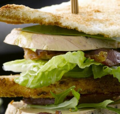 Club sandwich foie gras et magret