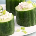 Canut-style stuffed cucumbers
