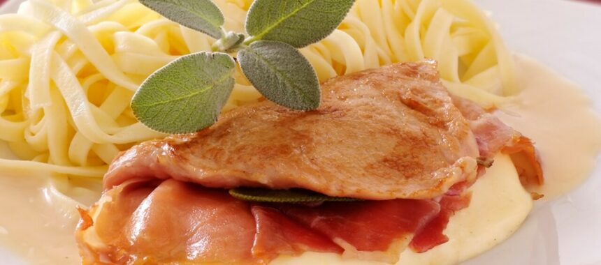 Veal cutlets with cheese